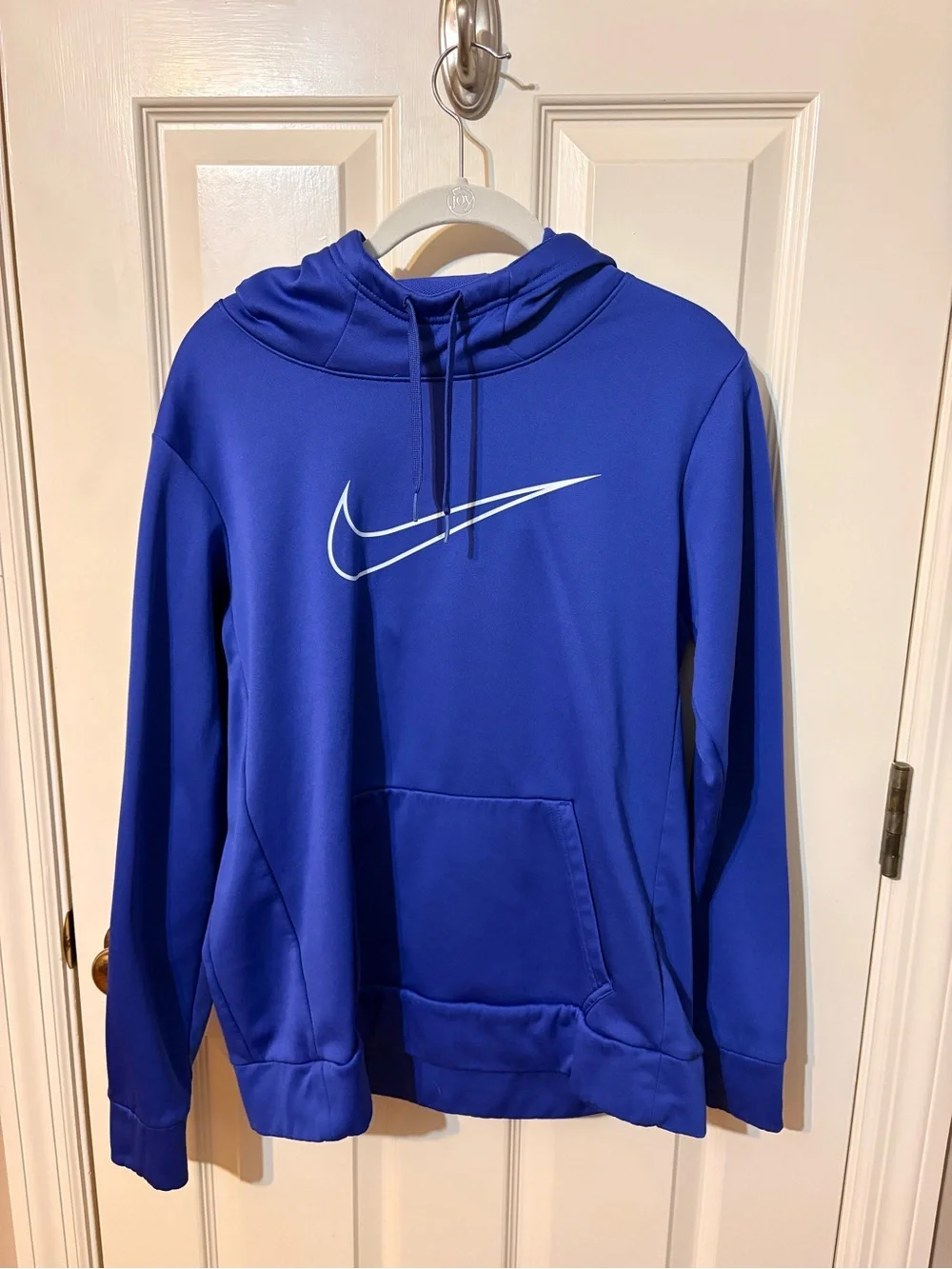 Nike Violet Dri-FIT Hoodie with White Swoosh